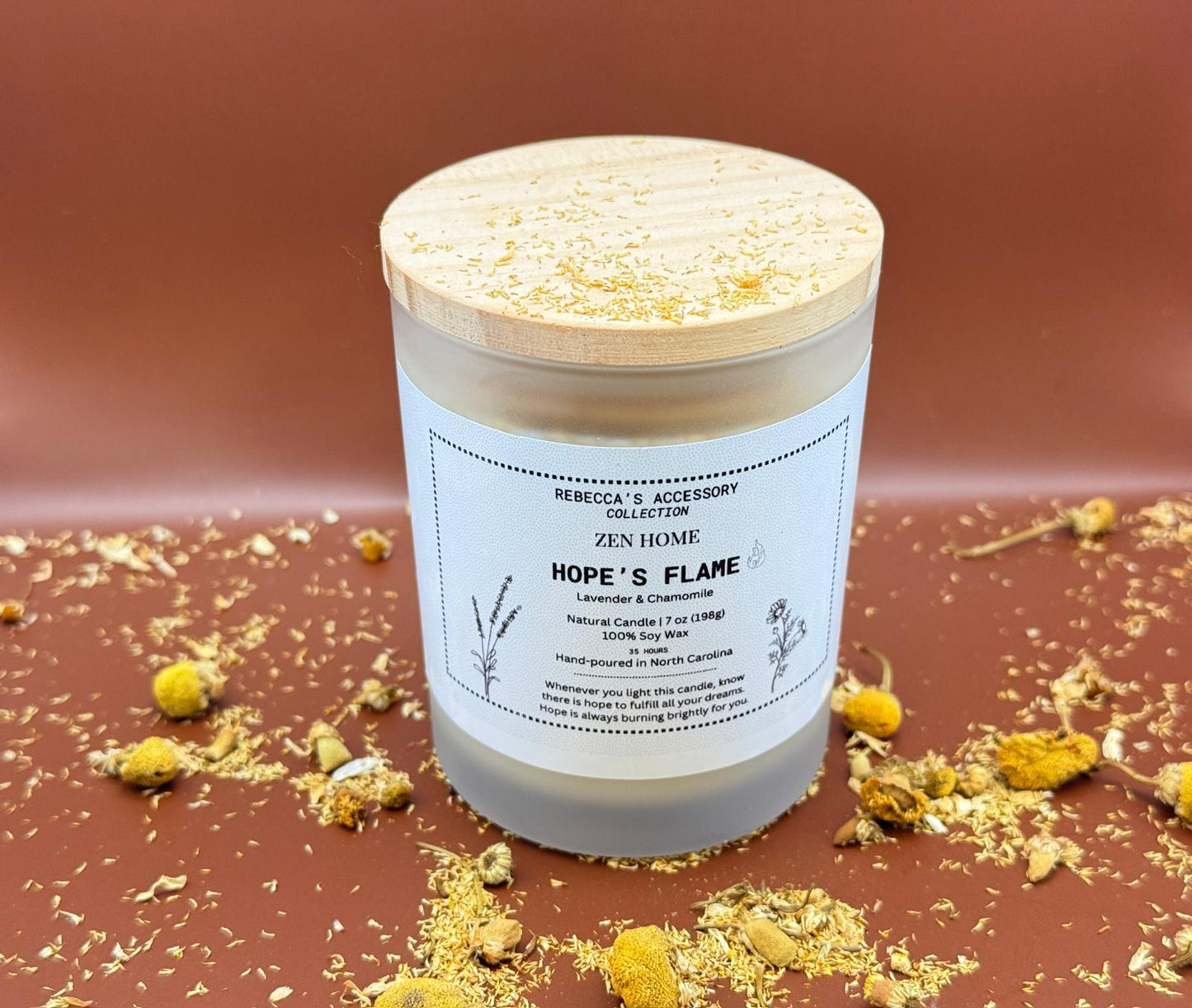 Hope's Flame - Lavender, Chamomile & Citrus Soy Candle