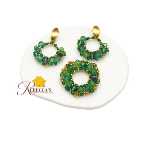 Brooch & Earrings Set